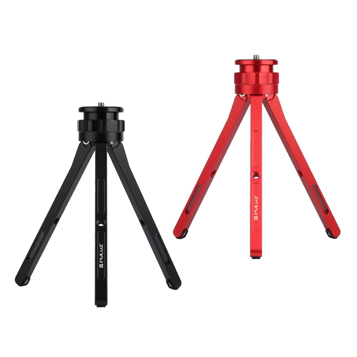 Adjustable Travel Quick Release Tabletop Mini Tripod Stand Red