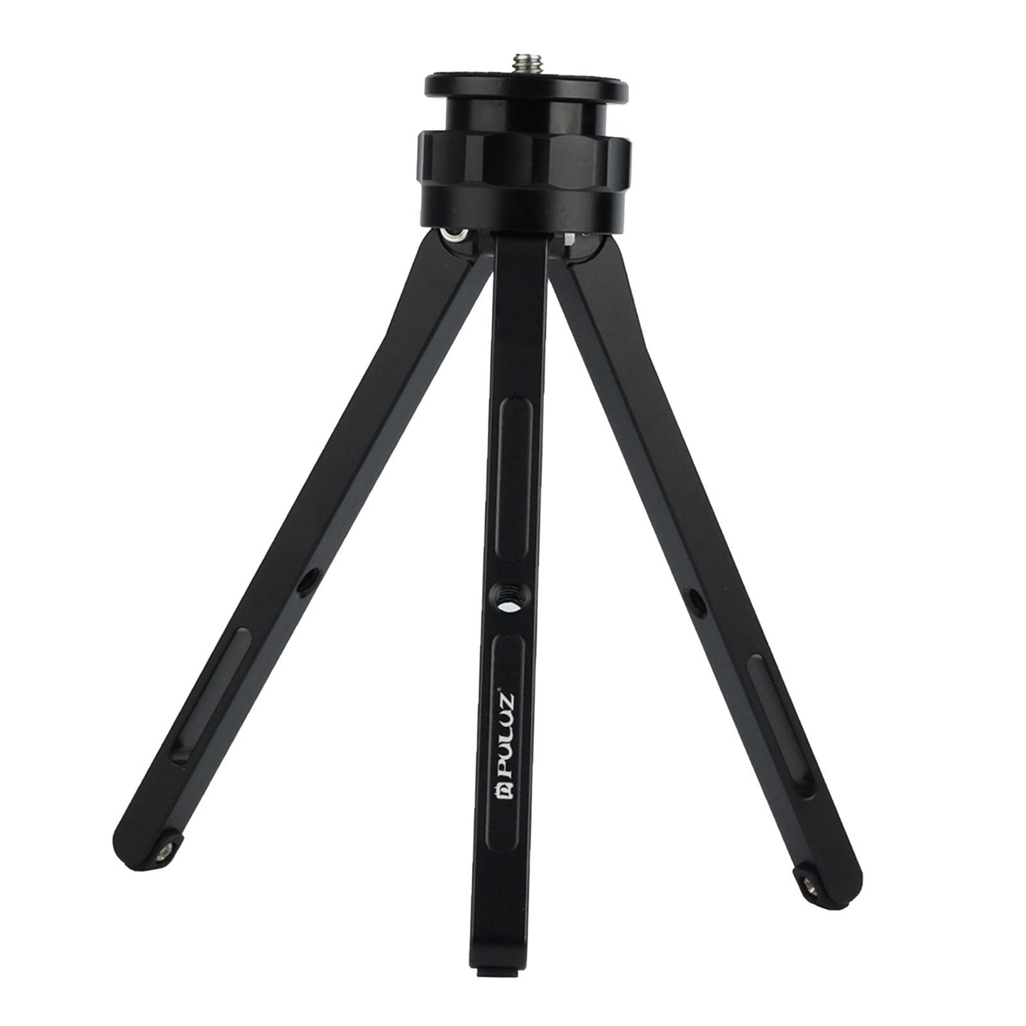 Adjustable Travel Quick Release Tabletop Mini Tripod Stand Black