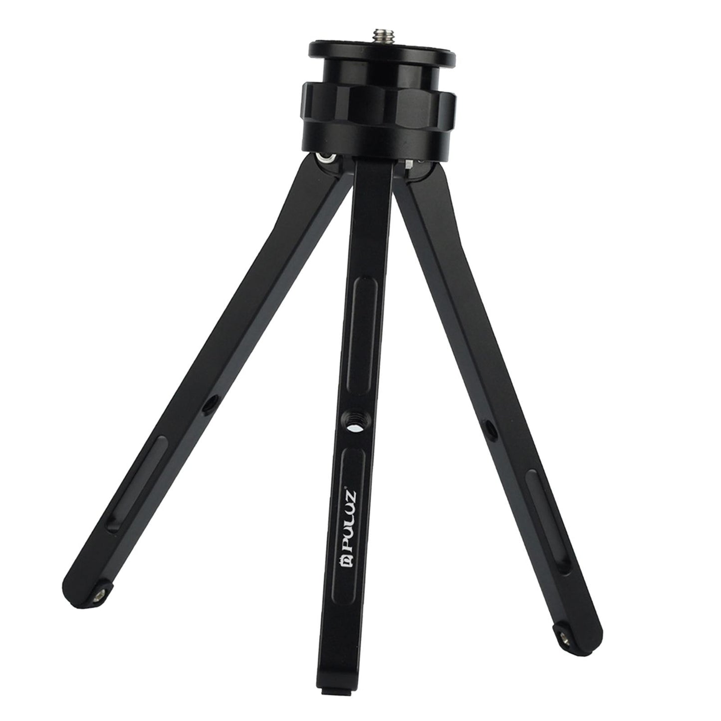 Adjustable Travel Quick Release Tabletop Mini Tripod Stand Black