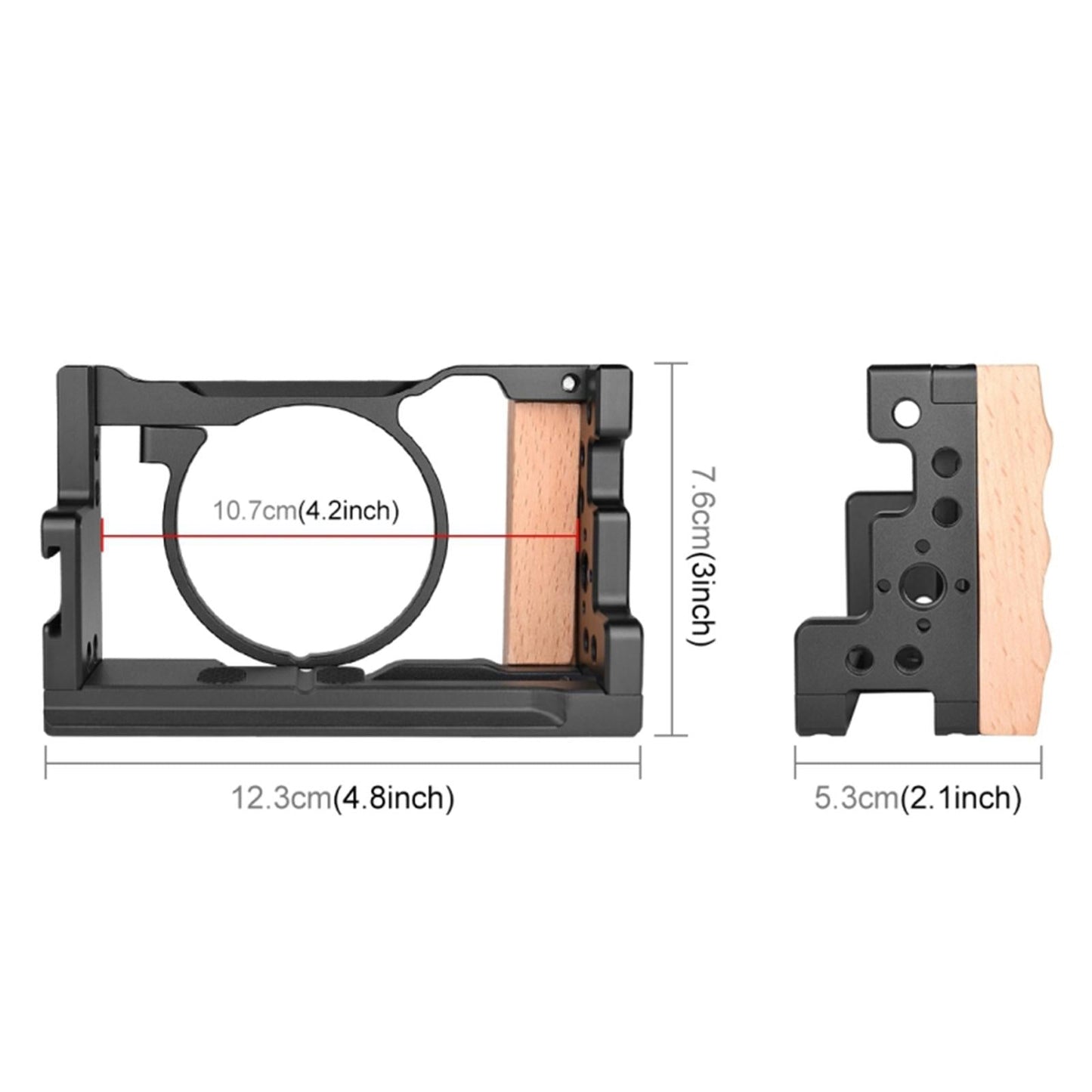 PULUZ Protective Camera Cage Stabilizer Holder Frame For Sony RX100 VI DSLR