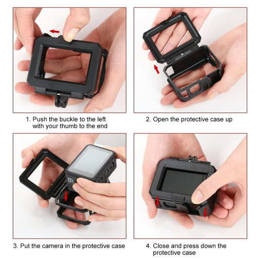 Sturdy Plastic Frame Mount Housing Case Cover Accessoories for GoPro HERO9