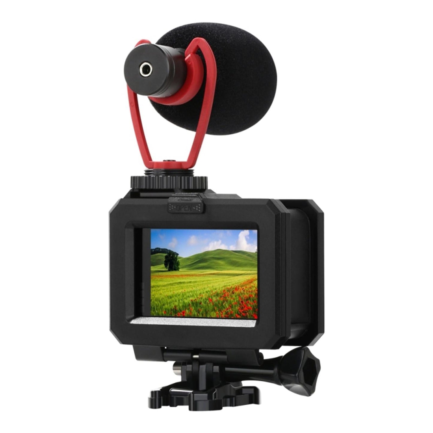 Sturdy Plastic Frame Mount Housing Case Cover Accessoories for GoPro HERO9