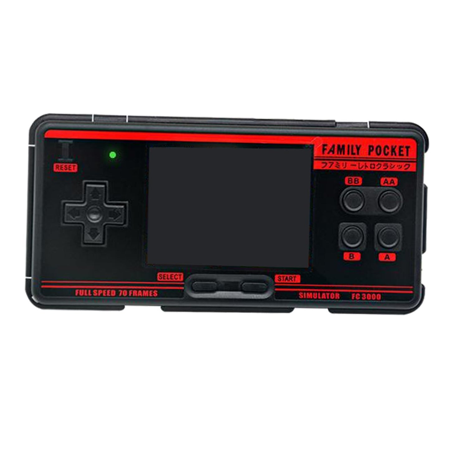 FC3000 Handheld Game Consoles 3 HD Screen Video Classic Game Player  Black"