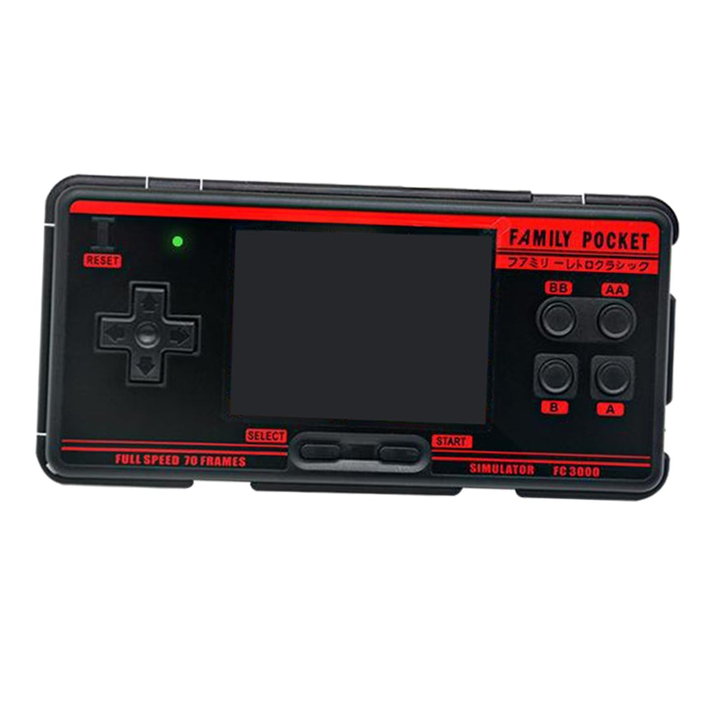 FC3000 Handheld Game Consoles 3 HD Screen Video Classic Game Player  Black"