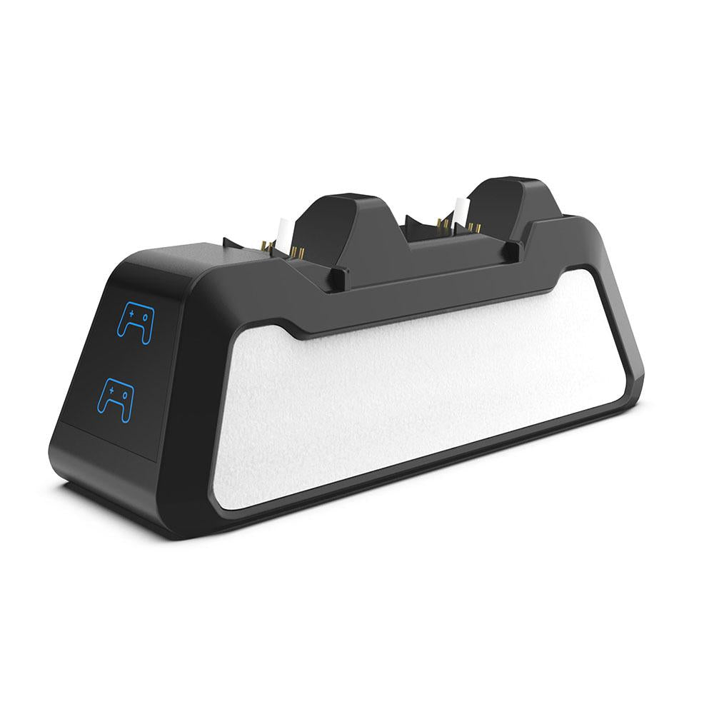 Quick Charge USB Quick Charge Dual Controller for Playstation5 black+white