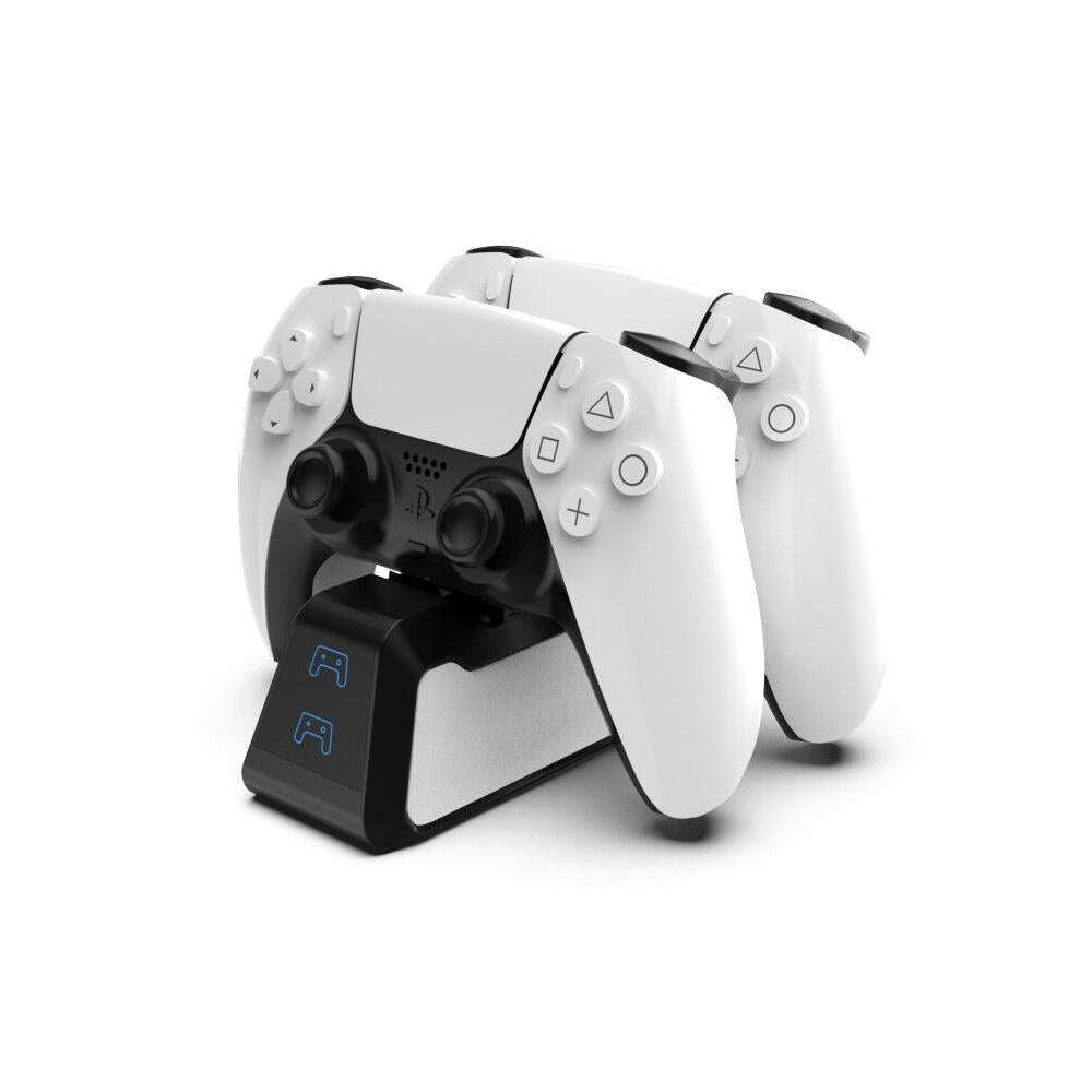 Quick Charge USB Quick Charge Dual Controller for Playstation5 black+white