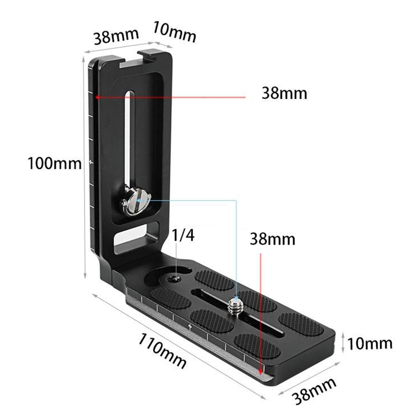 Universal L Shape Quick Release Plate Bracket Mount Holder for SLR Camera
