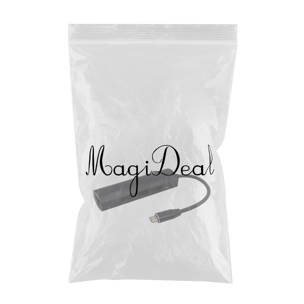 USB Type-C Hub Connectors USB 3.0 2.0 Adapter Cable for MacBook Black