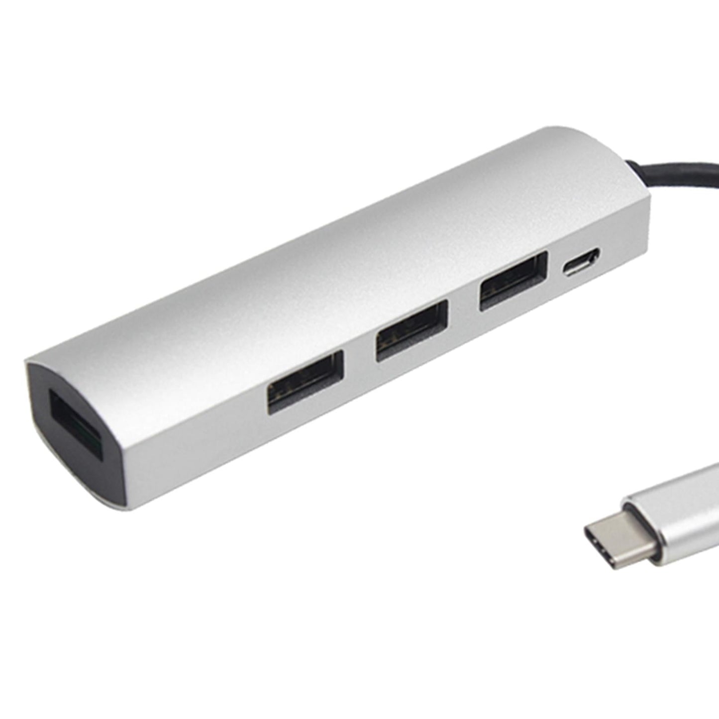 USB Type-C Hub Connectors USB 3.0 2.0 Adapter Cable for MacBook Silver