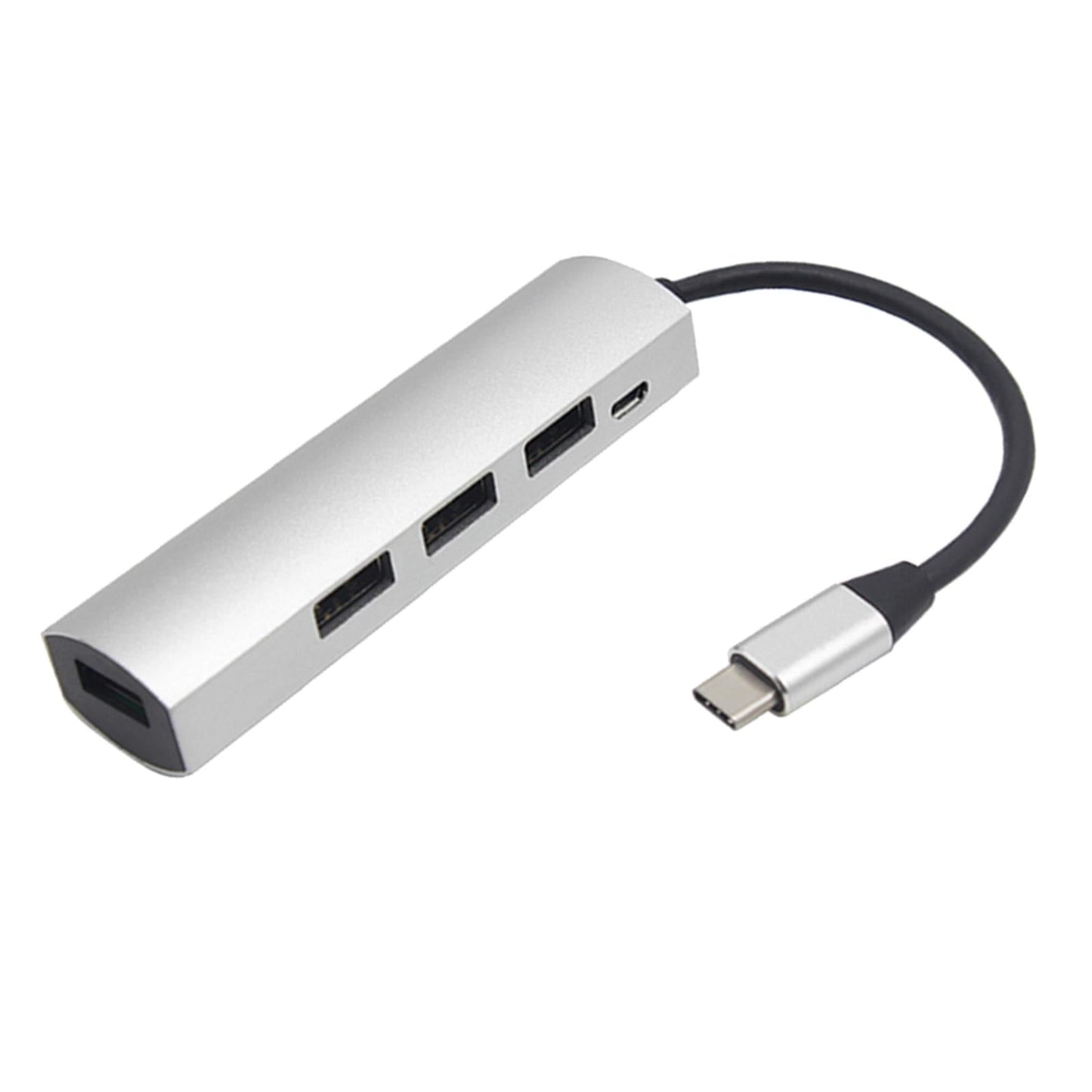 USB Type-C Hub Connectors USB 3.0 2.0 Adapter Cable for MacBook Silver