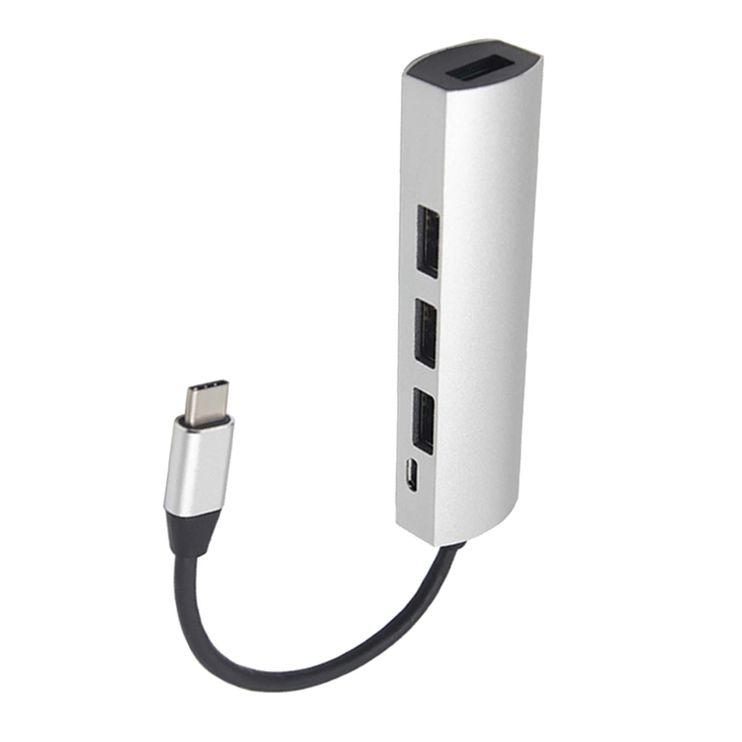 USB Type-C Hub Connectors USB 3.0 2.0 Adapter Cable for MacBook Silver