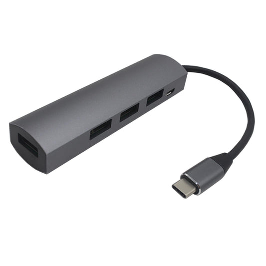 USB Type-C Hub Connectors USB 3.0 2.0 Adapter Cable for MacBook Grey