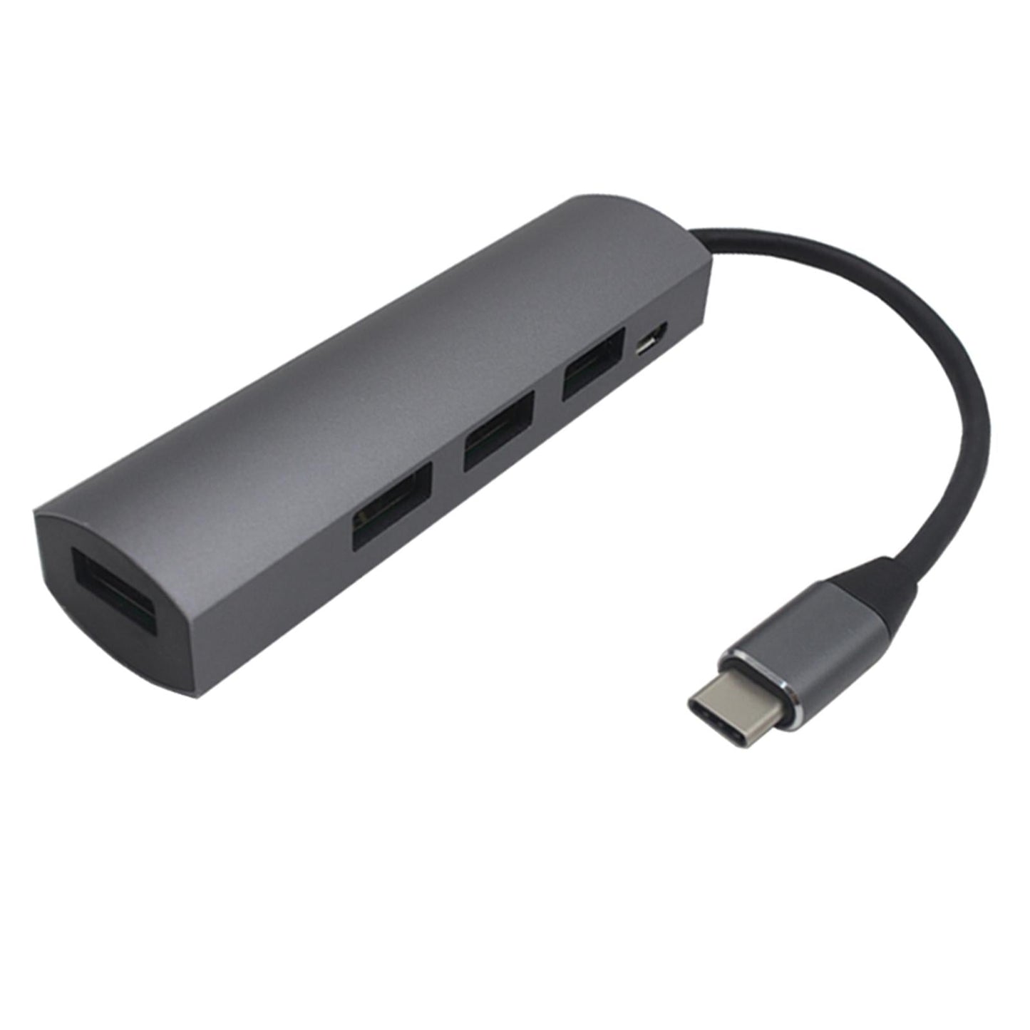USB Type-C Hub Connectors USB 3.0 2.0 Adapter Cable for MacBook Grey