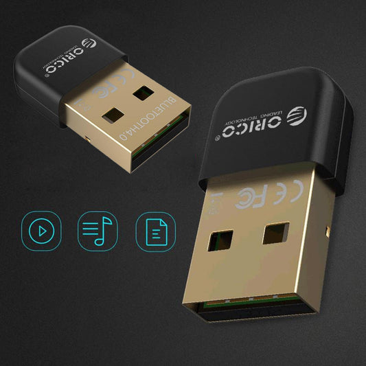Wireless USB Bluetooth 4.0 Adapter Dongle for Win XP 7/ 8/10 PC Laptop Black