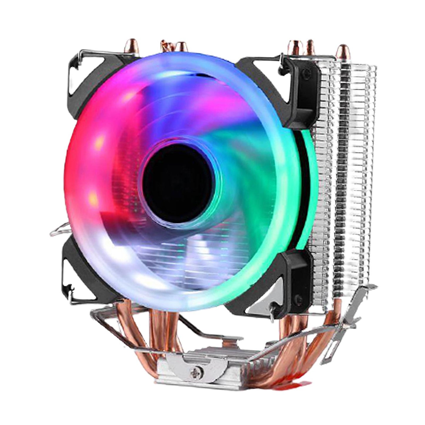 CPU Cooler Dual Cooling Tower RGB Fans for AMD Intel Single tower 1 fan