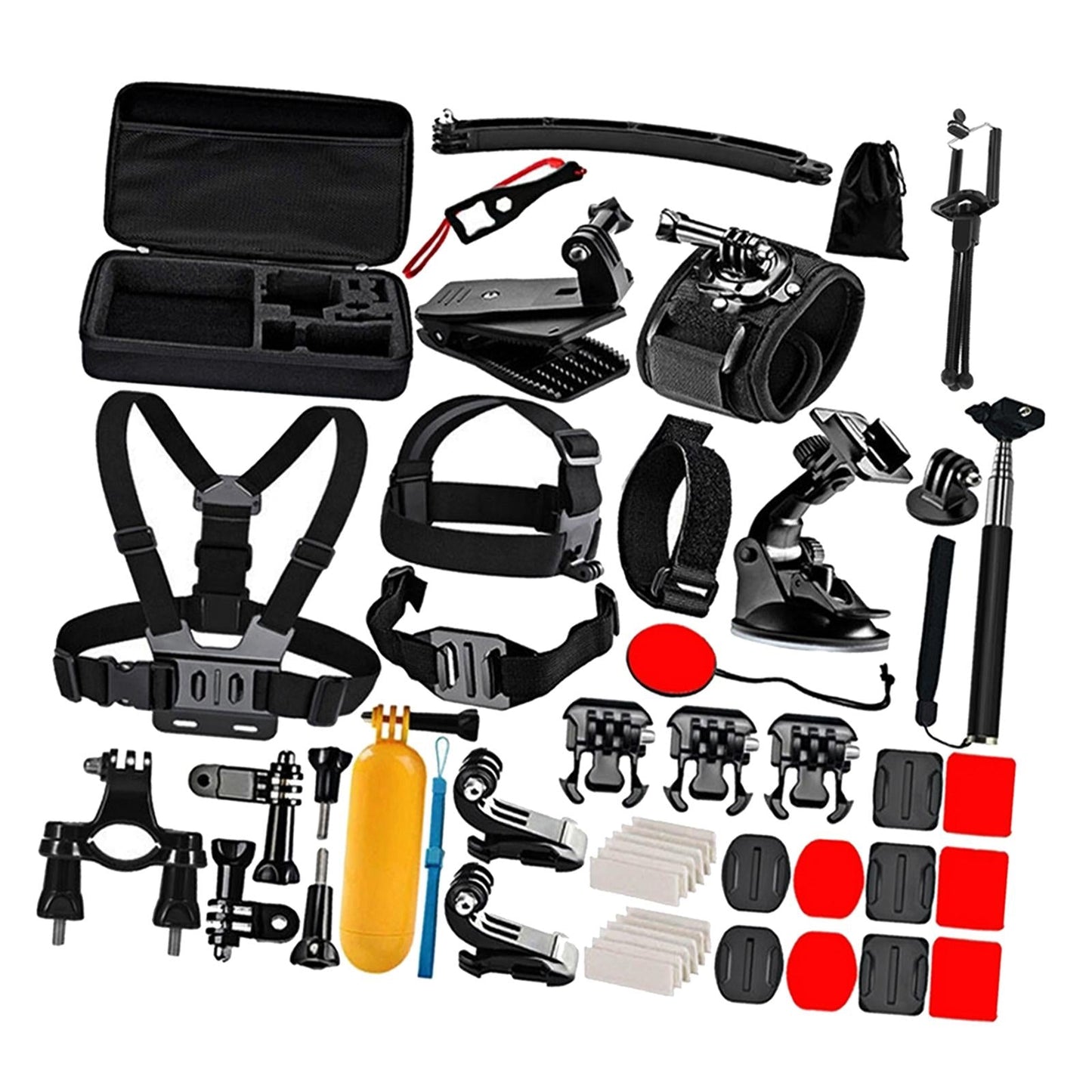 50 Pcs Action Camera Accessory Kit for GoPro HERO9 8 Black 7 6 5 Session 3 2