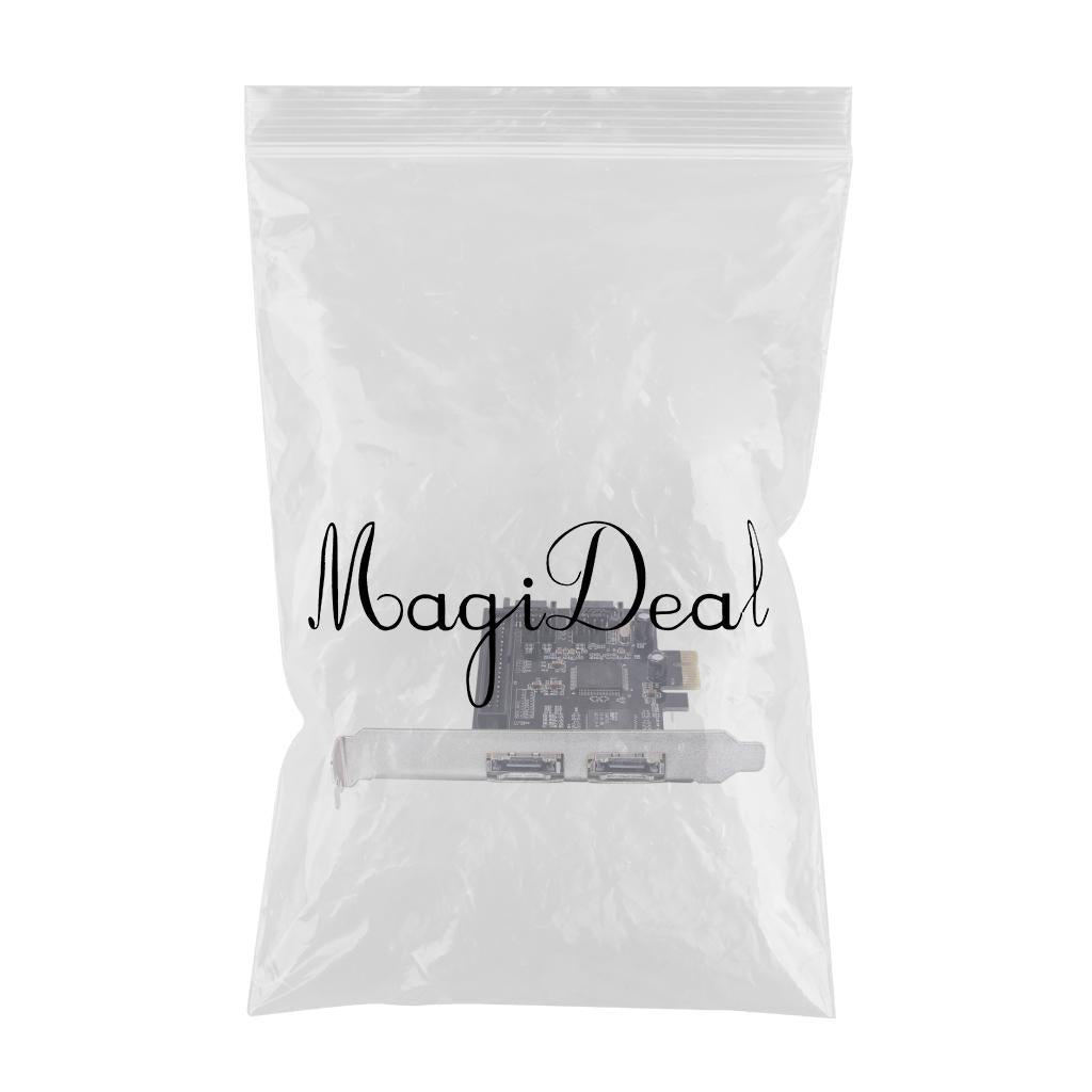 2 Ports PCIe to IDE SATA II 2.0 eSATA x2 PATA Adapter Card Conversion RAID