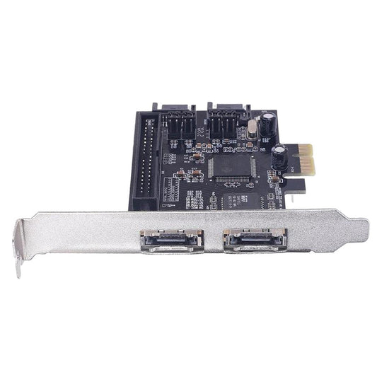 2 Ports PCIe to IDE SATA II 2.0 eSATA x2 PATA Adapter Card Conversion RAID