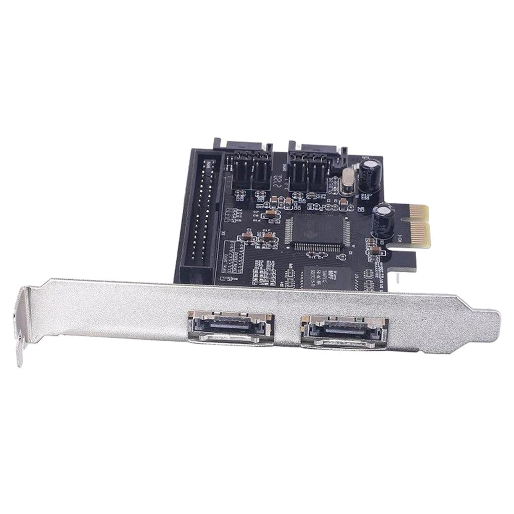 2 Ports PCIe to IDE SATA II 2.0 eSATA x2 PATA Adapter Card Conversion RAID