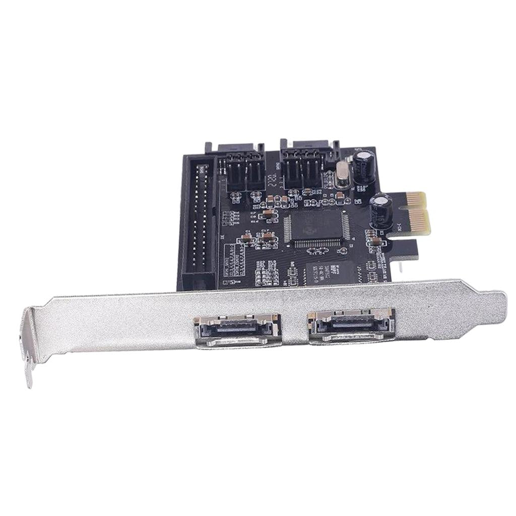2 Ports PCIe to IDE SATA II 2.0 eSATA x2 PATA Adapter Card Conversion RAID