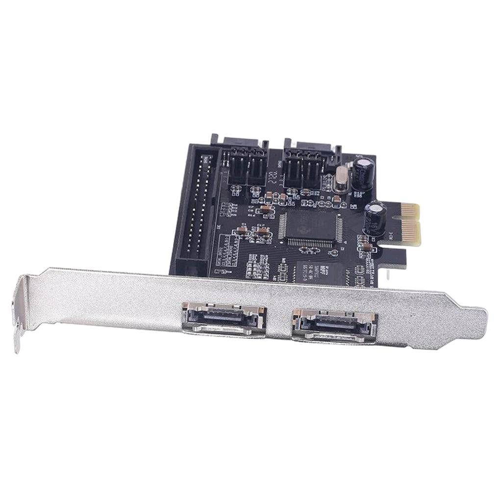 2 Ports PCIe to IDE SATA II 2.0 eSATA x2 PATA Adapter Card Conversion RAID