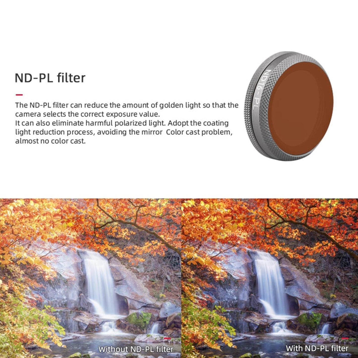 High Quality Camera Lens Filters for DJI Mavic 2 Zoom ND16