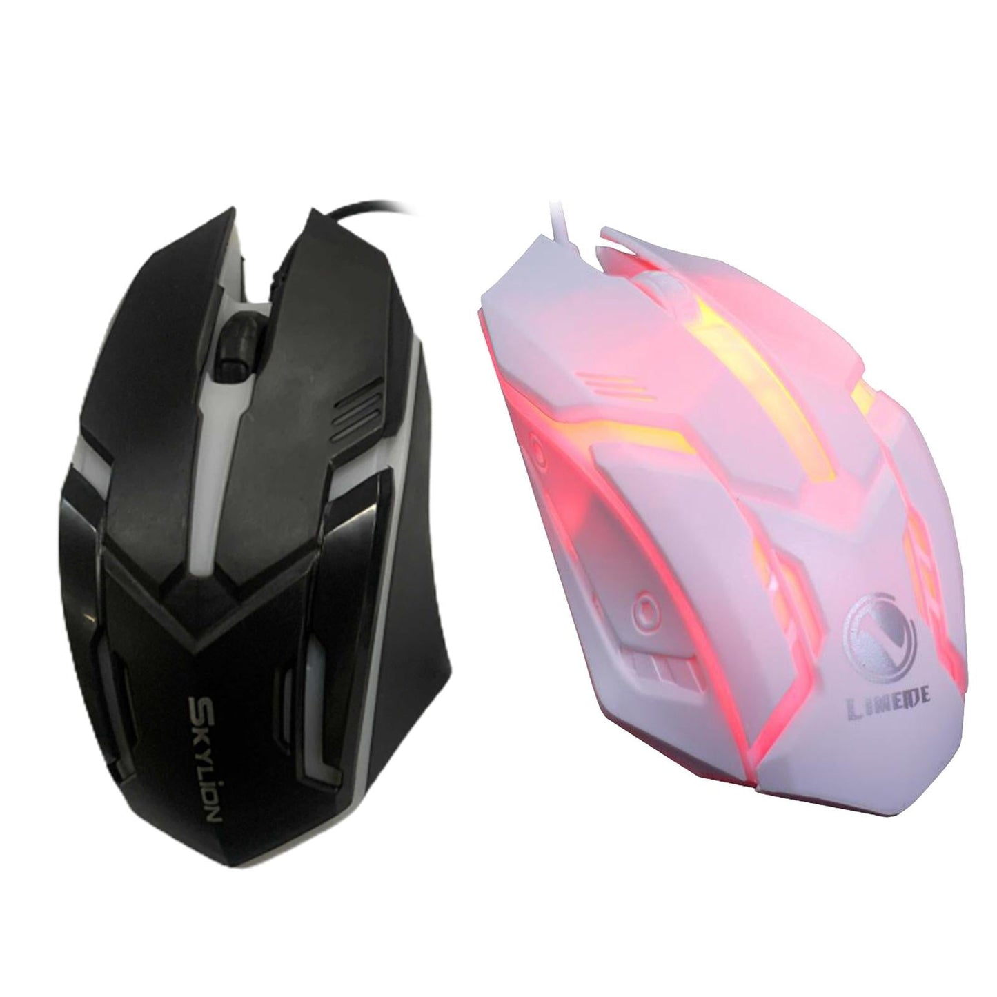 Gaming Wired 1600 DPI Computer Mice Laptop for Windows 7/8/10/XP Vista Black
