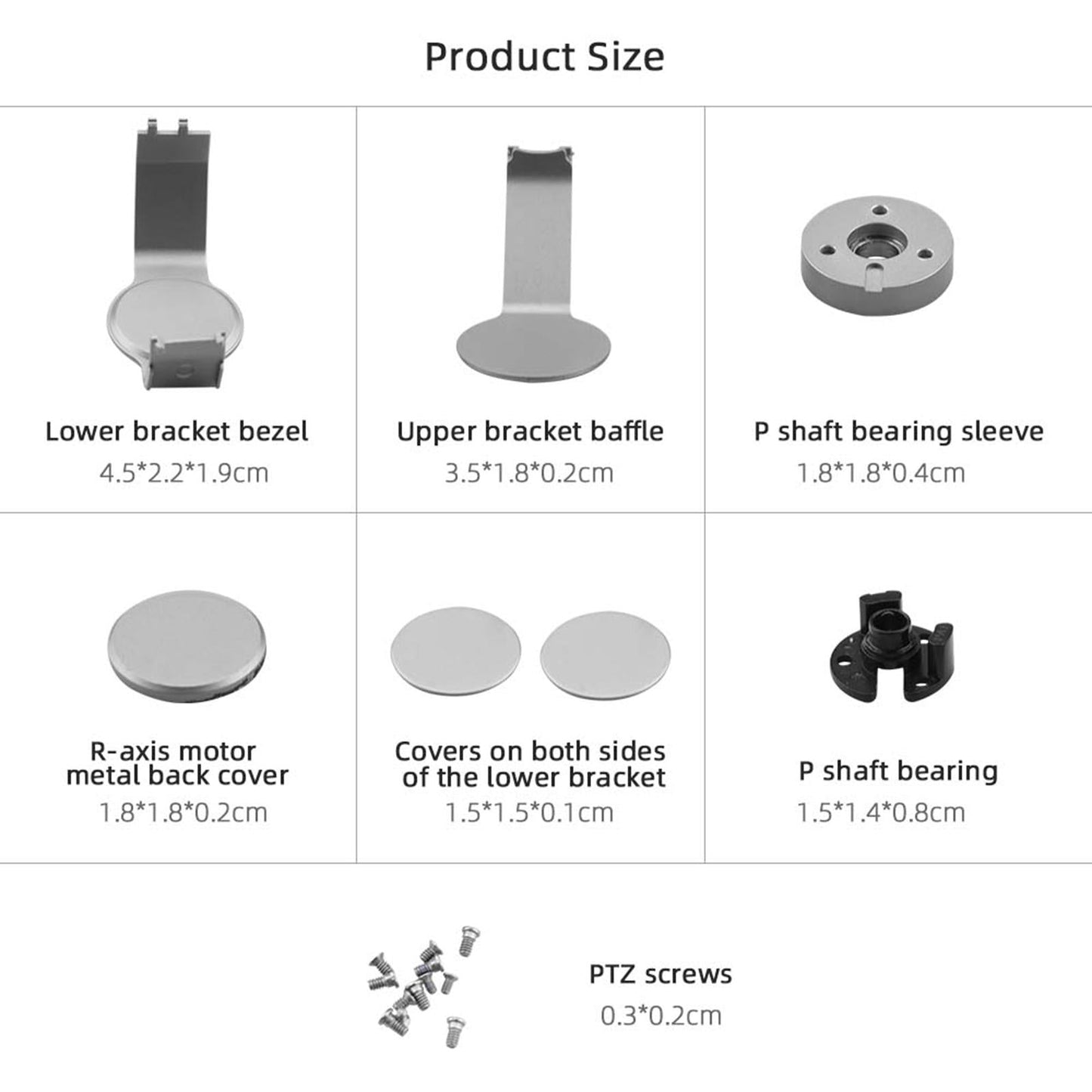 1 Set Drone Repair Parts Suit for DJI MAVIC 2PRO/ZOOM For Pro Version