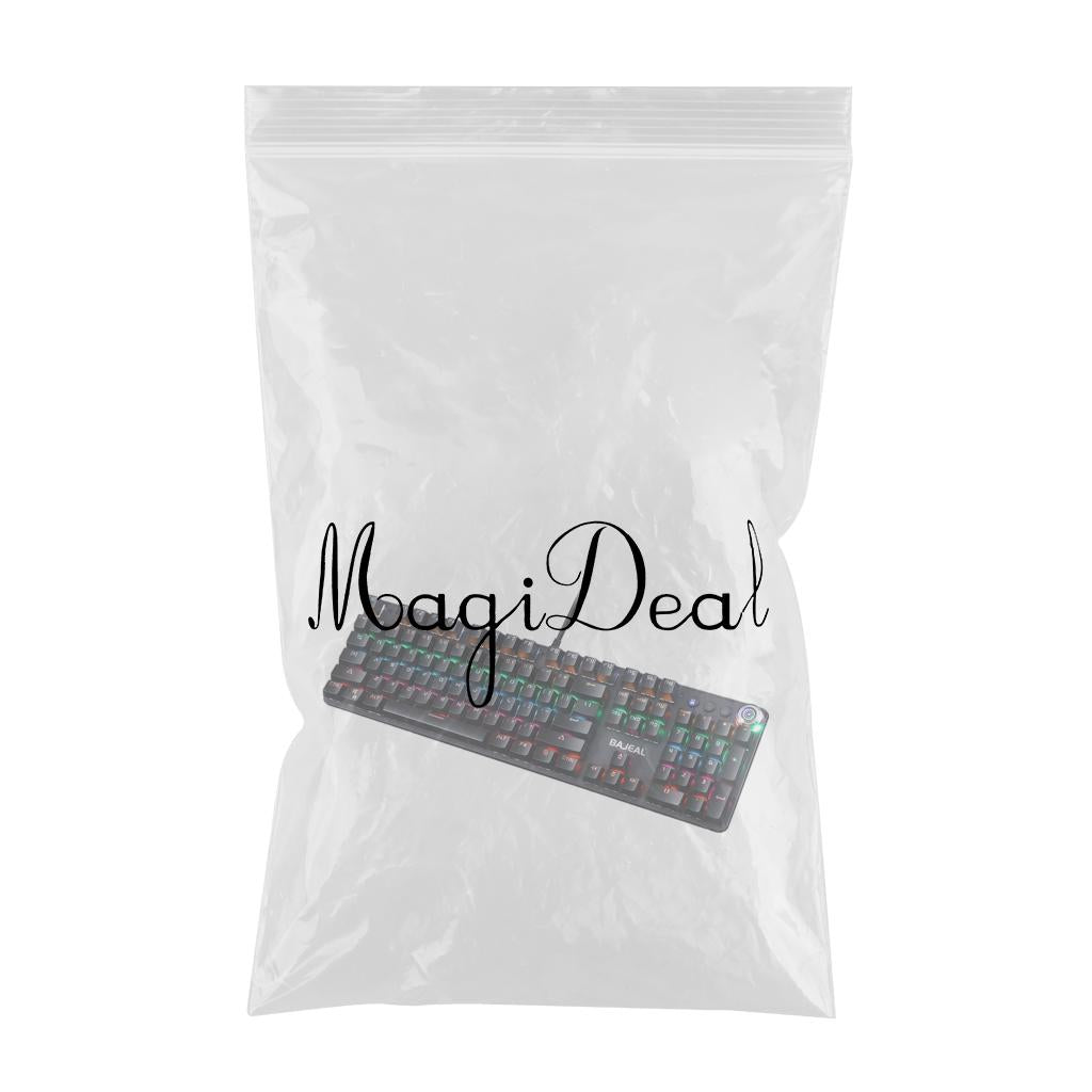 Desktop Wired Mechanical Gaming Keyboard Green Switches USB Passthrough
