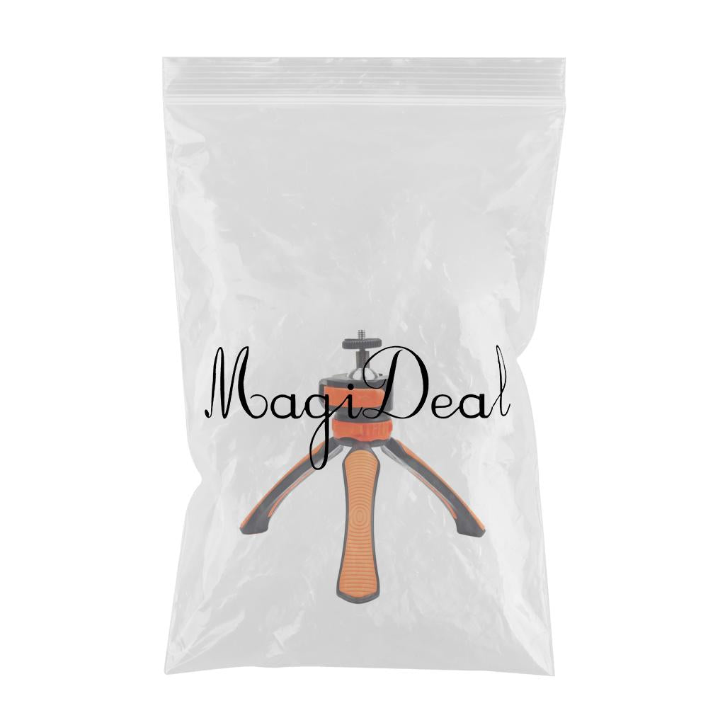 Portable Mini Tripod Camera Desk Tripod Mount Holder Table Stand Orange