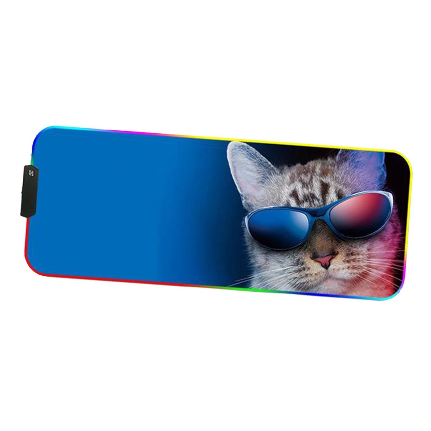 RGB LED Gaming Mouse Pad Glowing Mice Pad for PC Laptop  Style 3