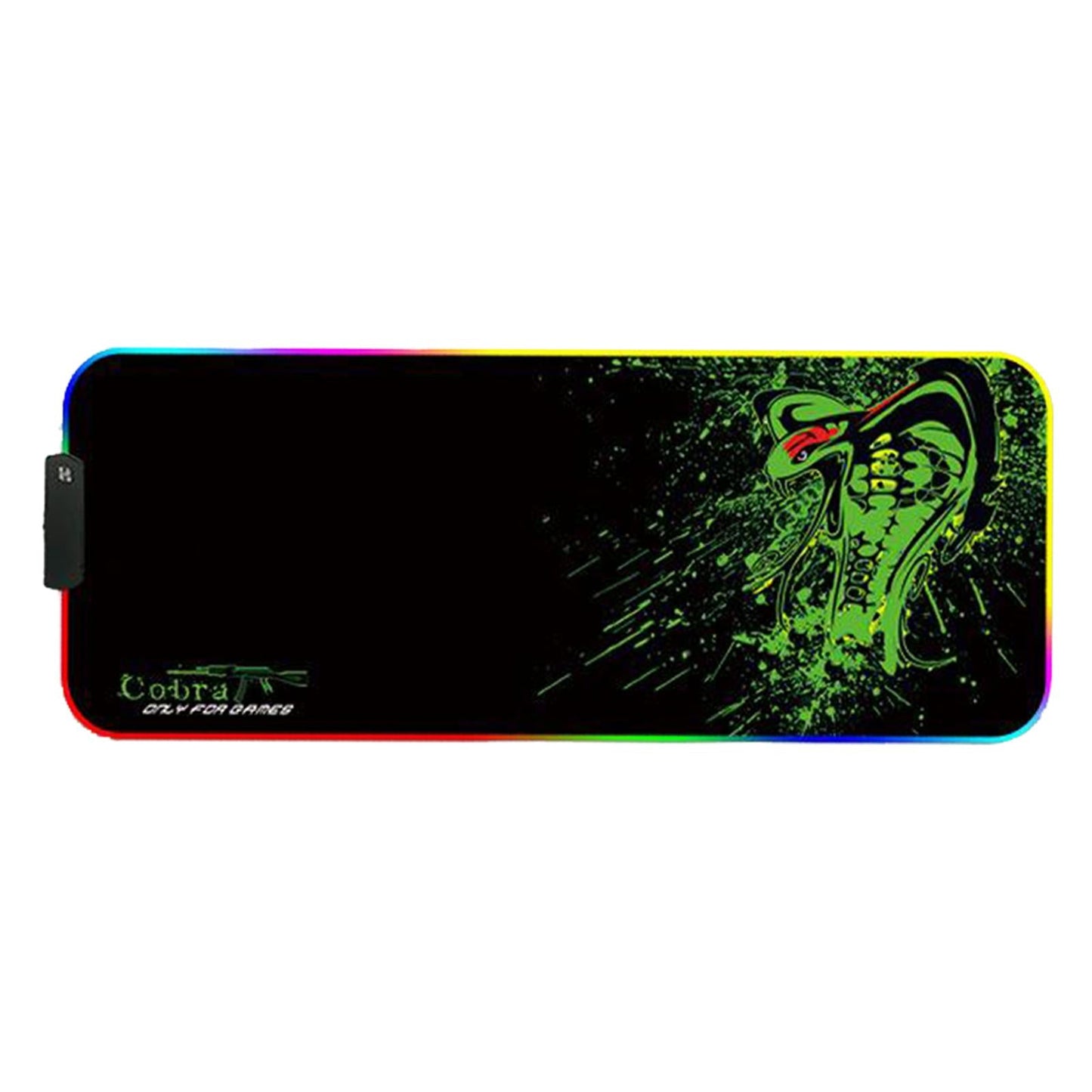 RGB LED Gaming Mouse Pad Glowing Mice Pad for PC Laptop  Style 4