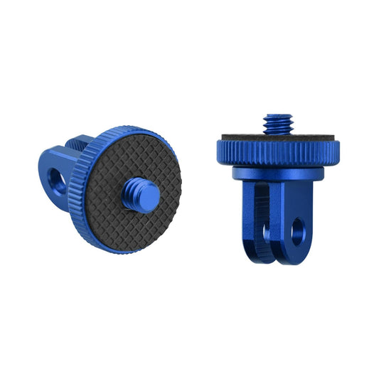 CNC Extension Arm Pole Mount Base 1/4 Adapter For Insta360 ONE X2 X blue"