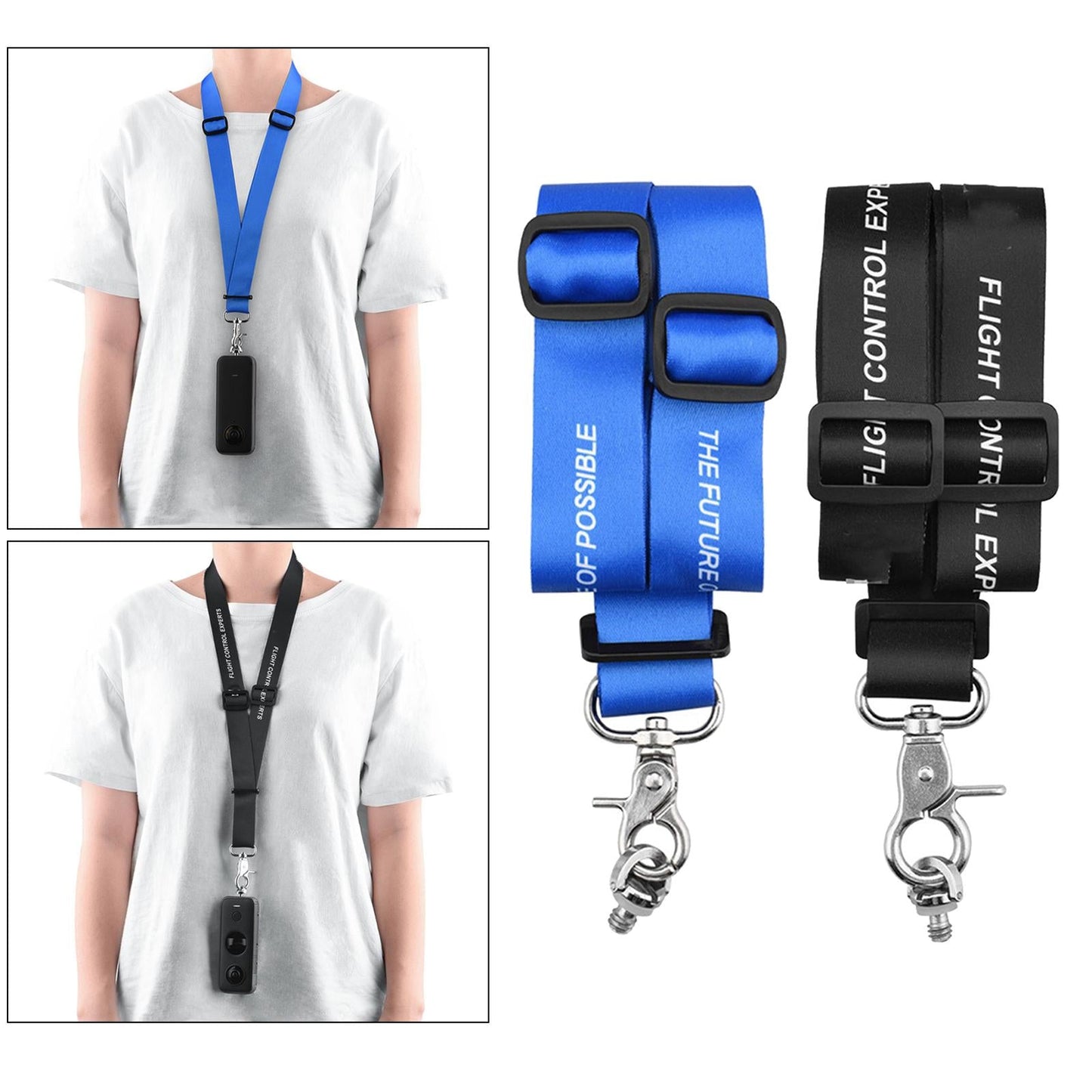 Neck Strap Camera Lanyard Sling For Insta360 ONE X/X2 Sport Camera Kit Blue