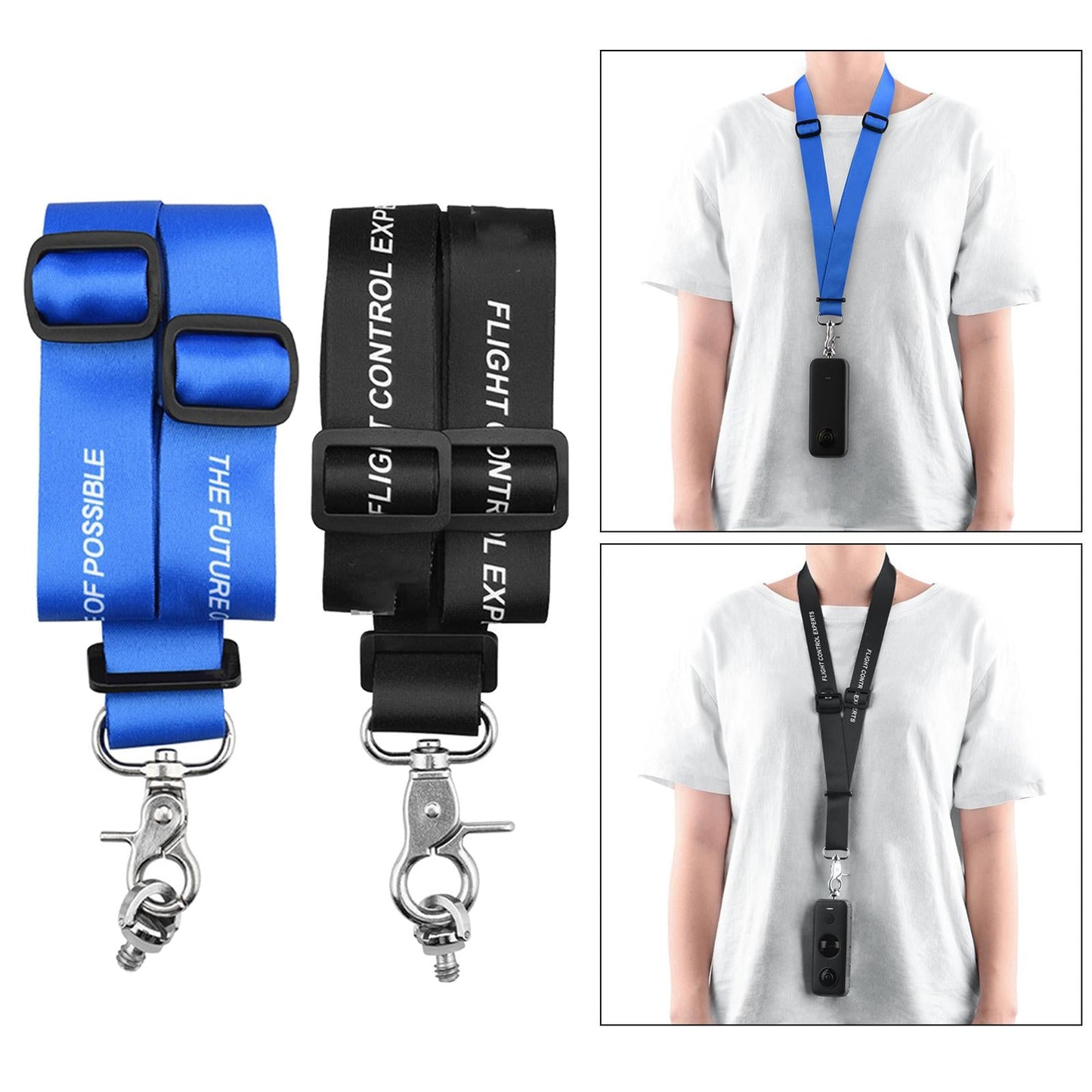 Neck Strap Camera Lanyard Sling For Insta360 ONE X/X2 Sport Camera Kit Blue