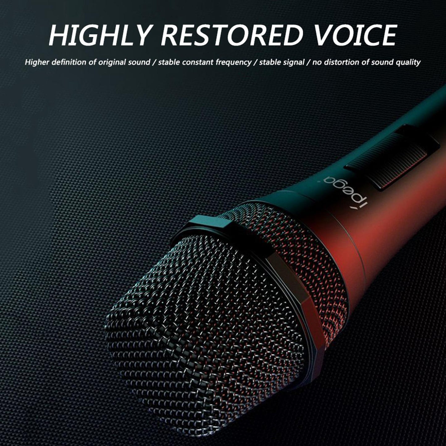 Black USB Handheld Game Microphone Singing MIC for PS4 Switch Plug & Play
