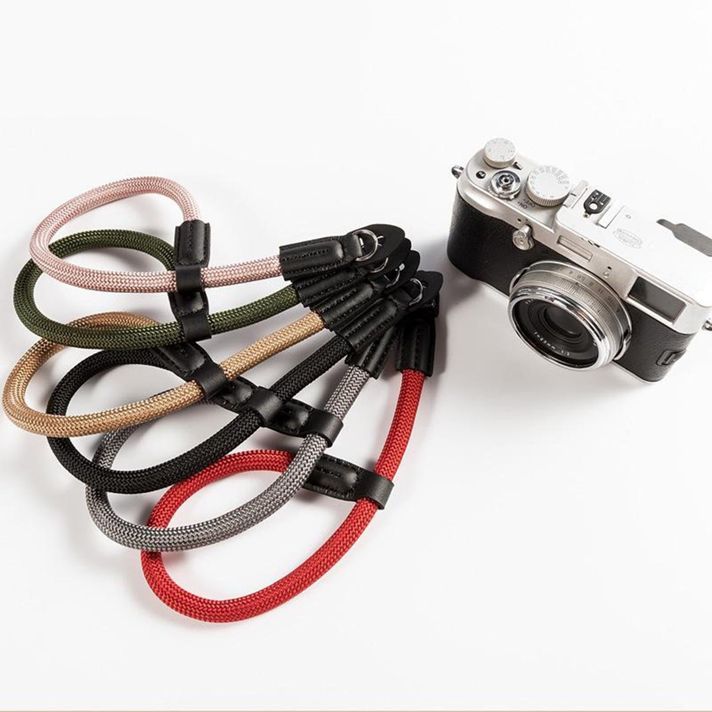 Camera Wrist Strap Fits FUJIFILM- X-pro 3 / X-Pro 2 / X100V / X100F / X-T4 Red