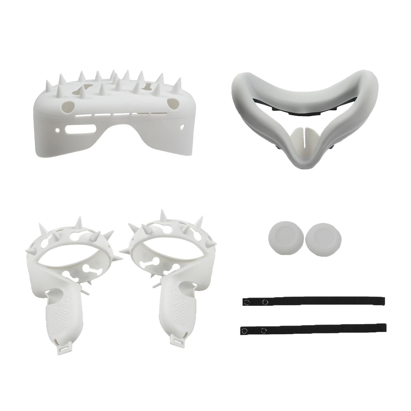 Soft Touch Controller Grip Cover for Oculus Quest 2 Accessories  white