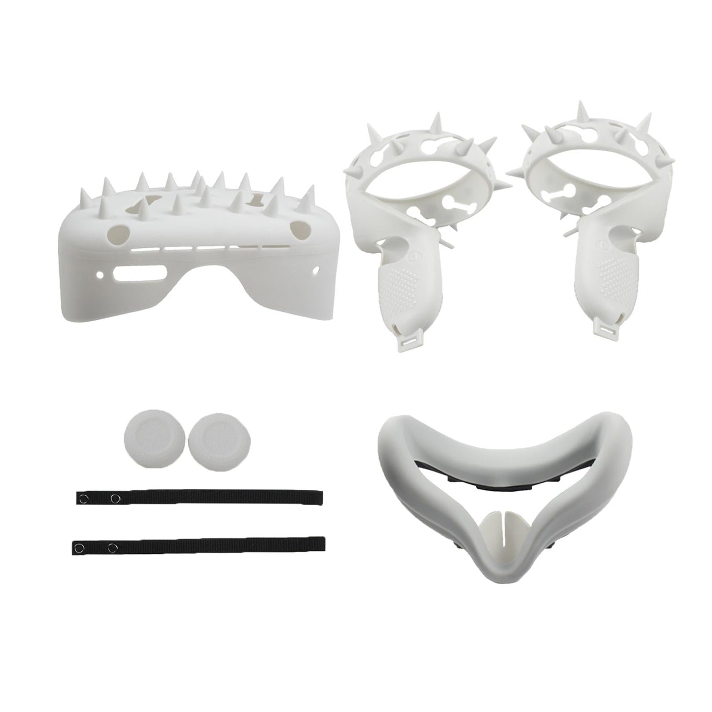 Soft Touch Controller Grip Cover for Oculus Quest 2 Accessories  white