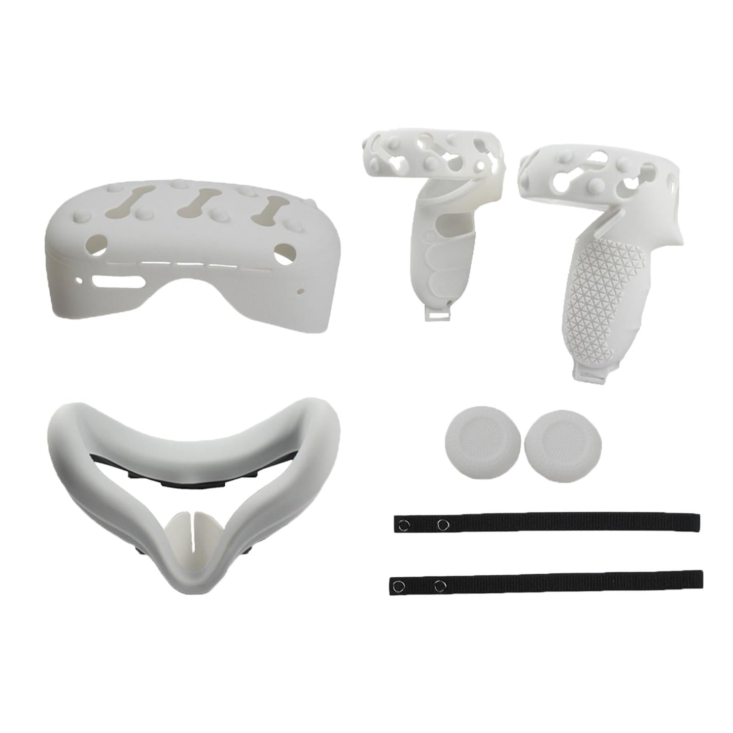 VR Face Cover Skin Set Bundle for Oculus Quest 2 Face Protect  white