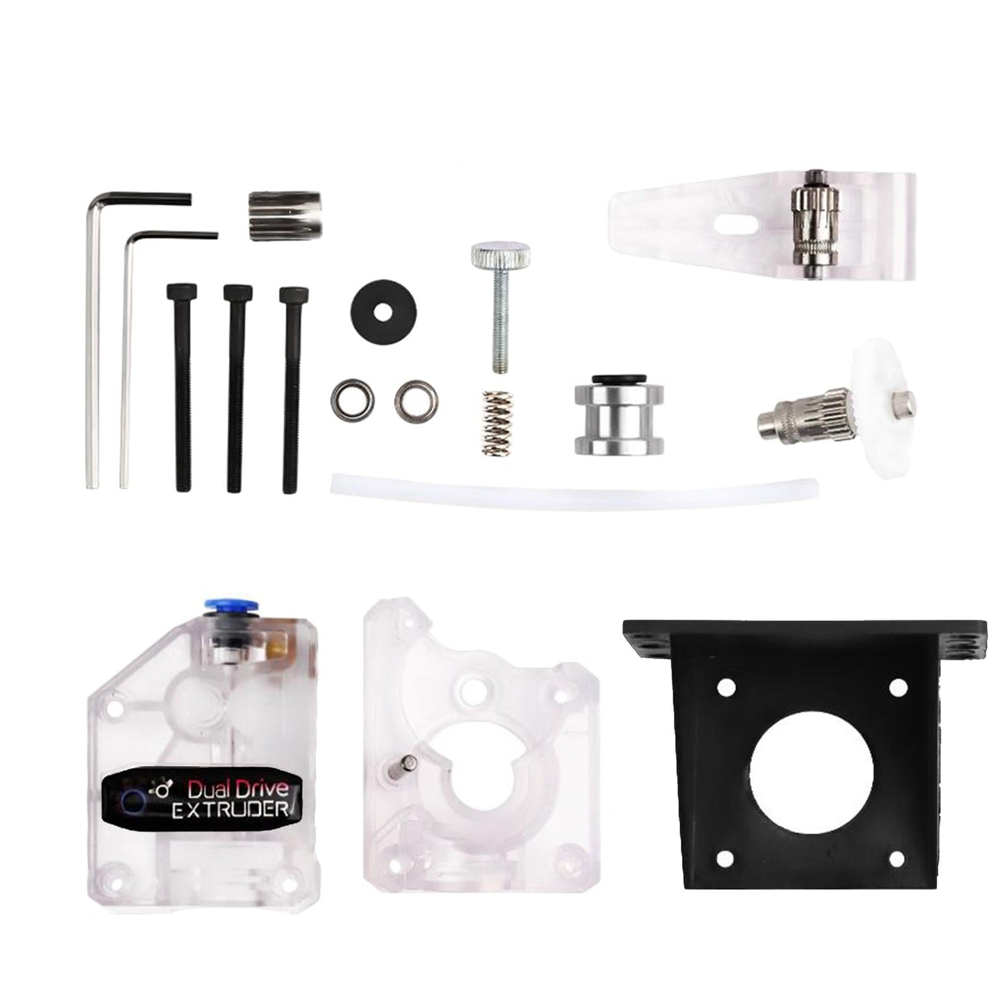 Dual Gear Metal BMG Extruder Set For CR10 Ender 3 Prusa I3 3D Printer Parts