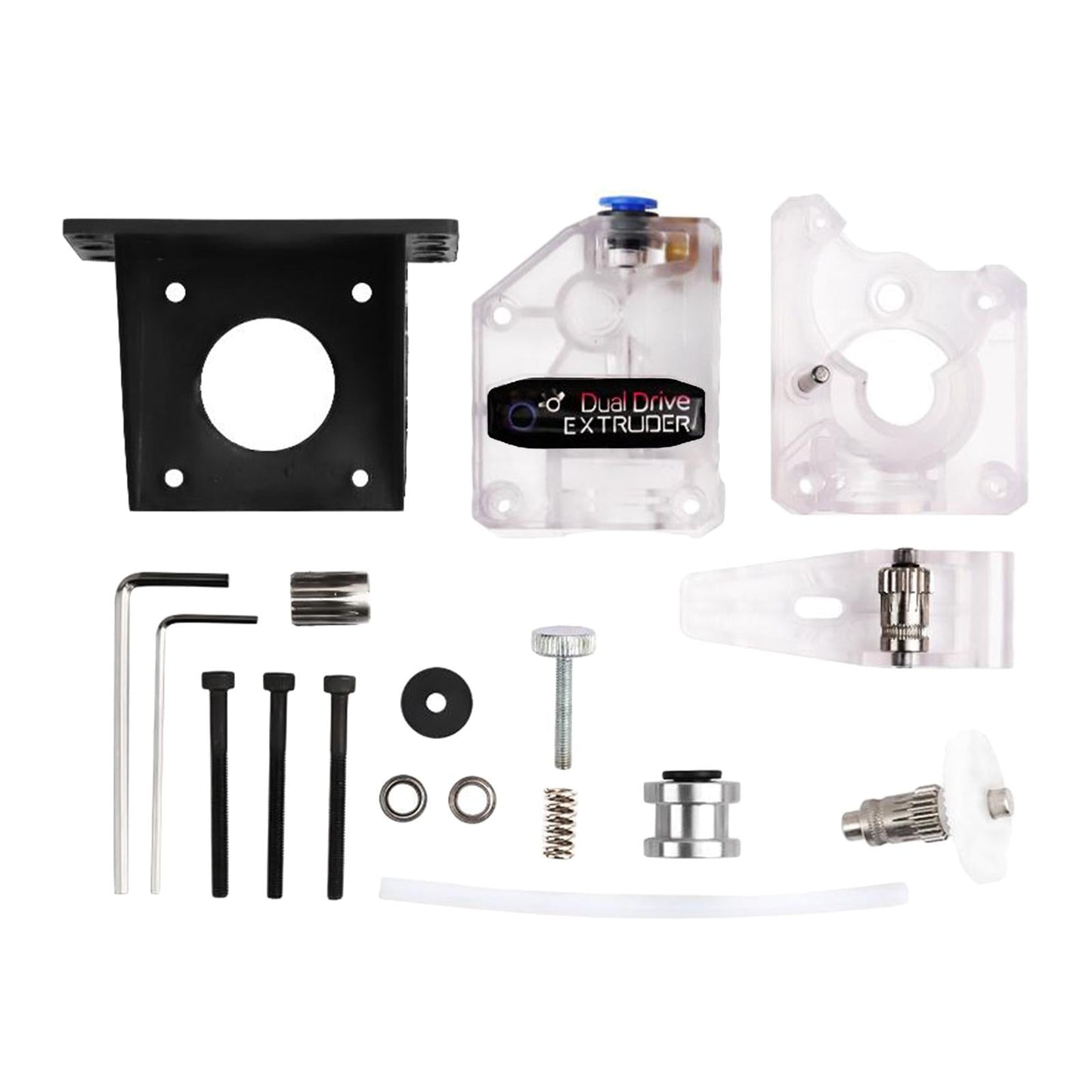 Dual Gear Metal BMG Extruder Set For CR10 Ender 3 Prusa I3 3D Printer Parts