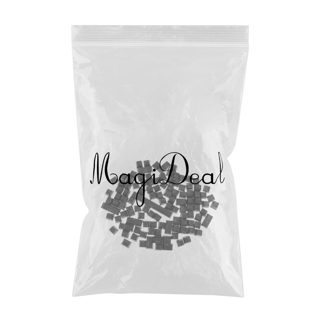 108-Key ABS Translucent Keycaps Key Cap for Mechanical Keyboard Black