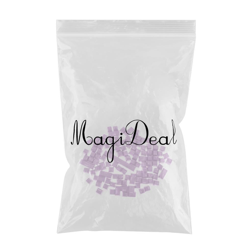 108-Key ABS Translucent Keycaps Key Cap for Mechanical Keyboard Purple