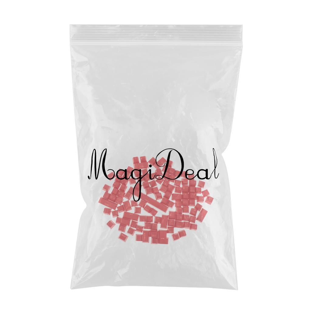 108-Key ABS Translucent Keycaps Key Cap for Mechanical Keyboard Red