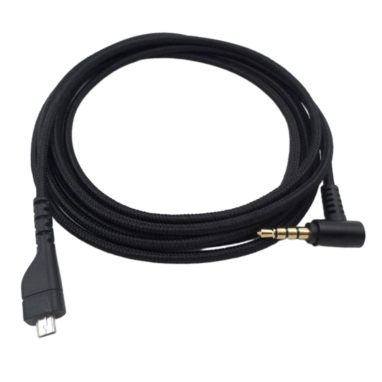 Replacement Audio Cable For SteelSeries Arctis 3 5 7 Pro Black Plug