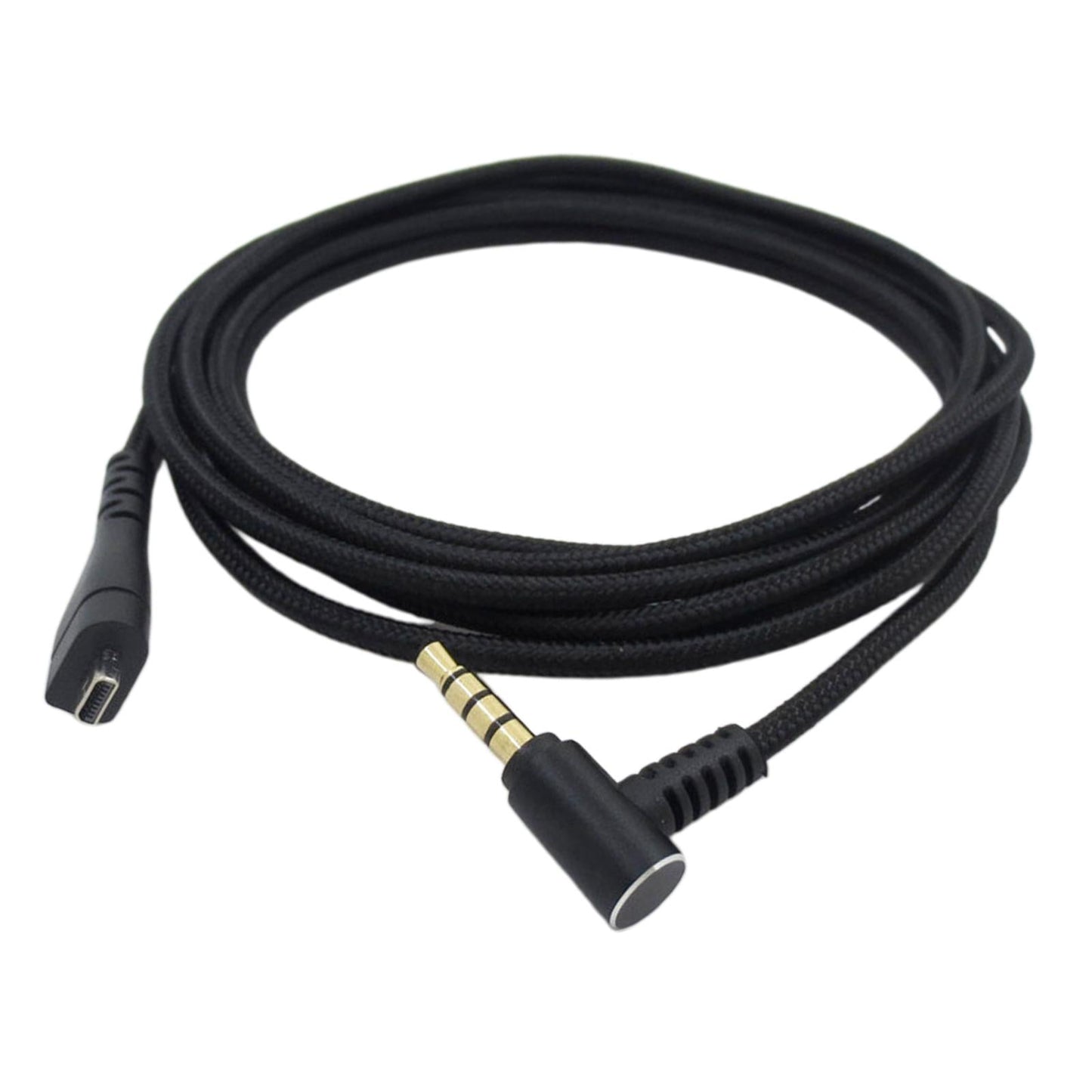 Replacement Audio Cable For SteelSeries Arctis 3 5 7 Pro Black Plug