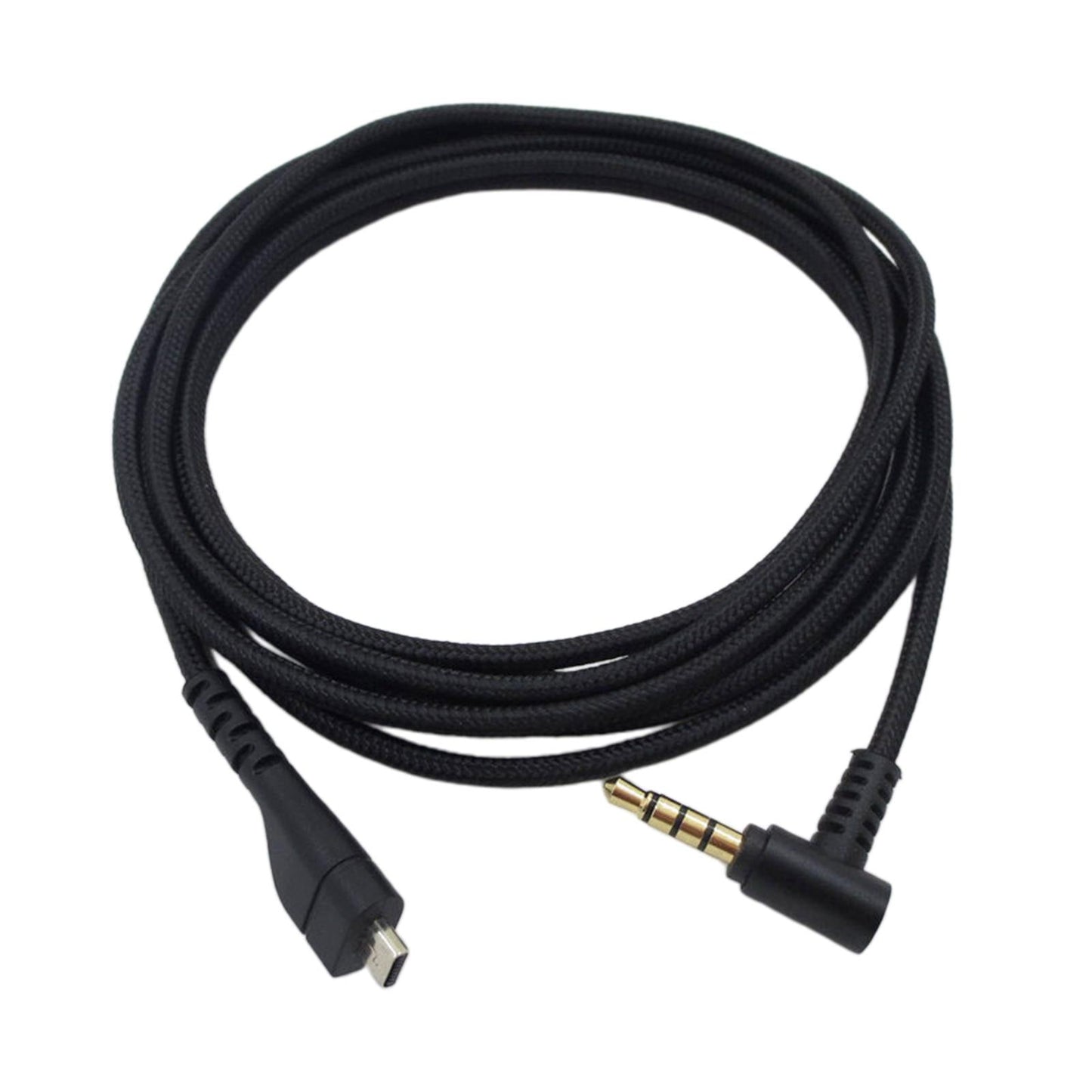 Replacement Audio Cable For SteelSeries Arctis 3 5 7 Pro Black Plug