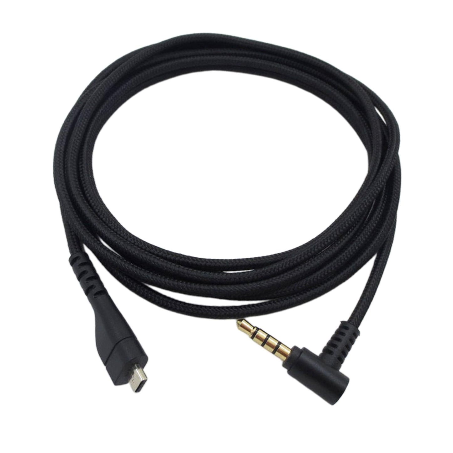 Replacement Audio Cable For SteelSeries Arctis 3 5 7 Pro Black Plug