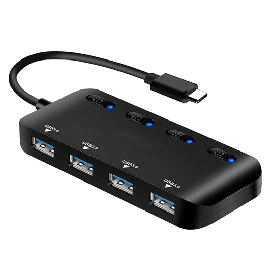 USB 3.0 Hub Connectors USB Adapter Expansion Splitter Converter Type C Hub